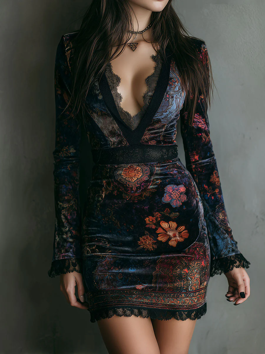 Lona | Elegante Fluwelen Minijurk