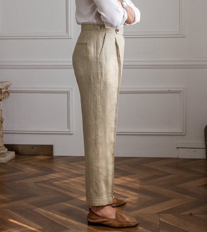 Celio Linnen Broek