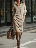 Janice | Elegante trui-jurk
