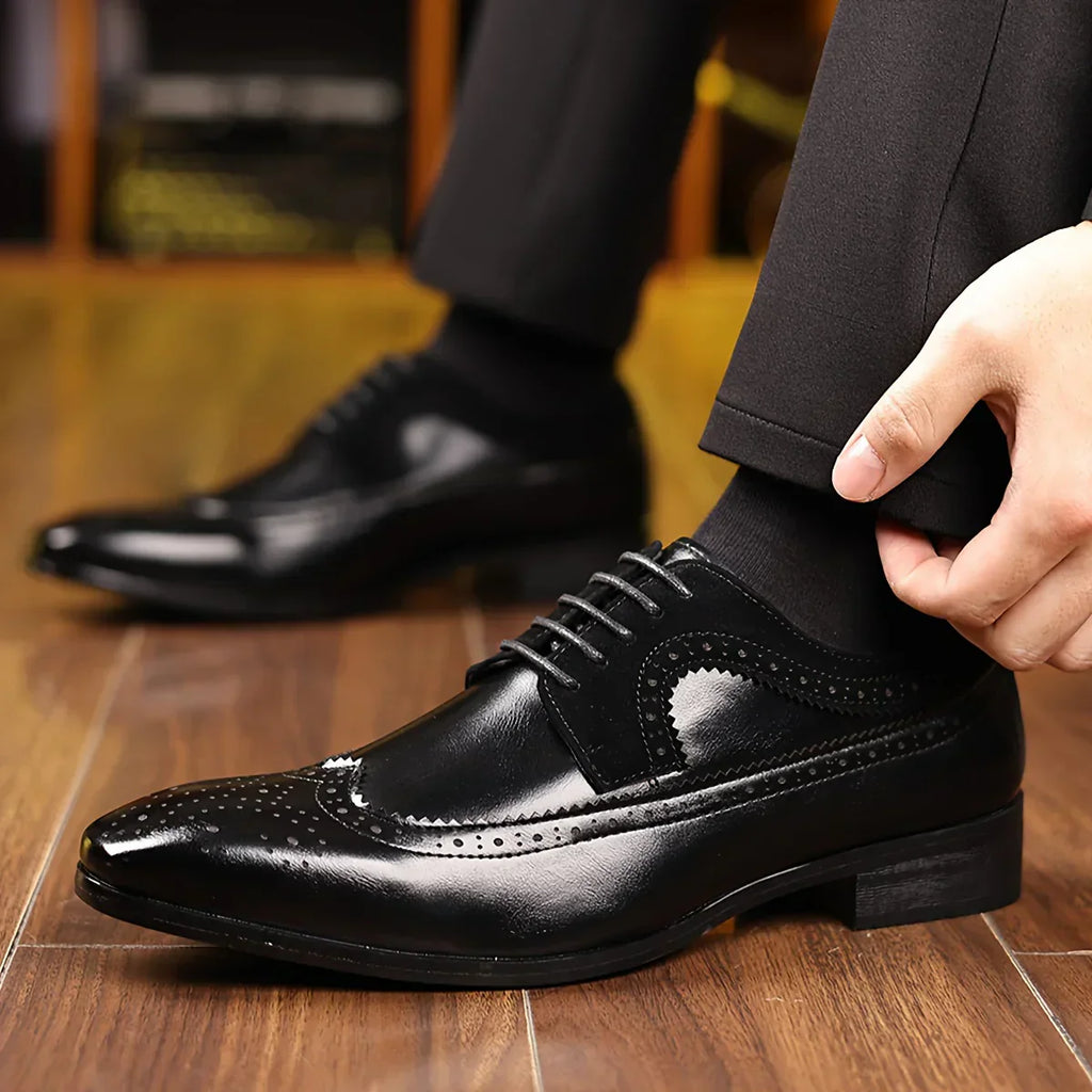 Alexander Prescott Leder Schnürschuhe