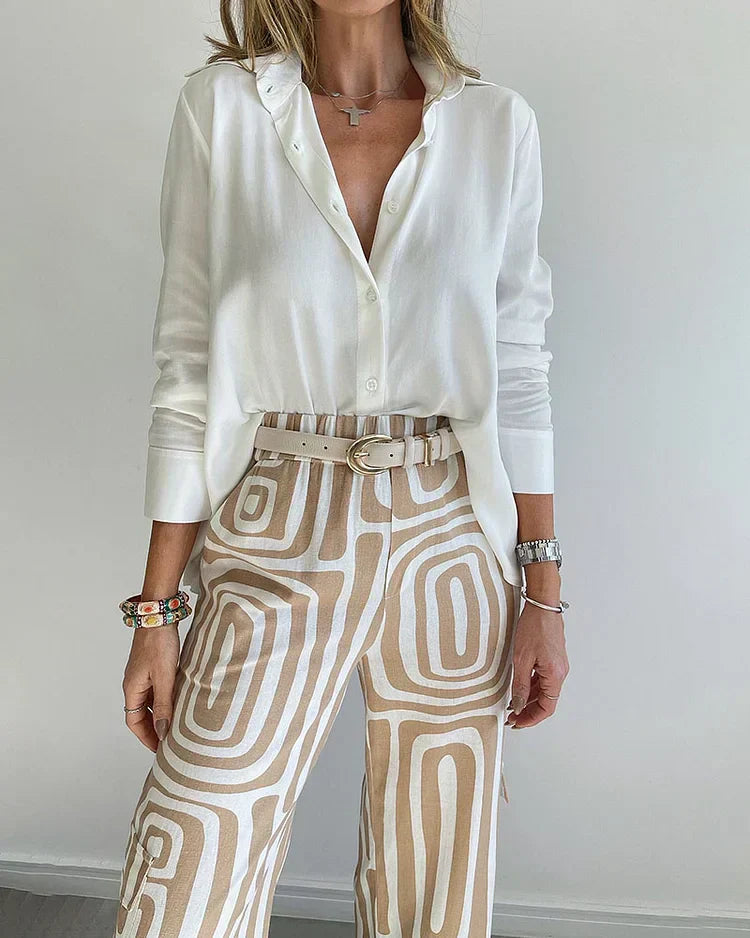 Lysa – Comfortabele Stijlvolle Broek (met Gratis Blouse)