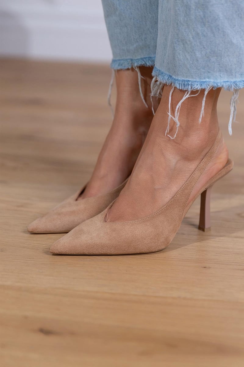 Marlena™ | Décolleté Slingback Nude