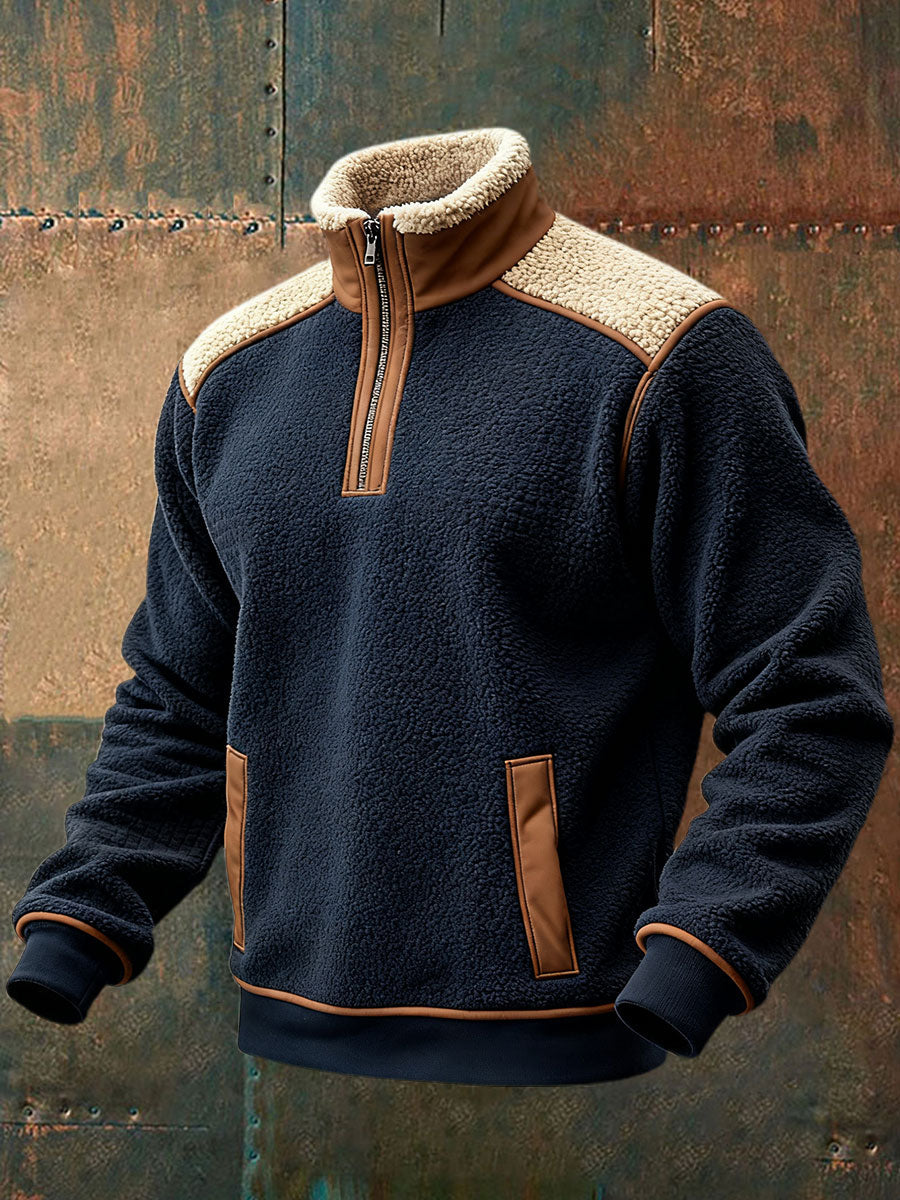 Rafael - Heren Retro Warme Outdoor Trui